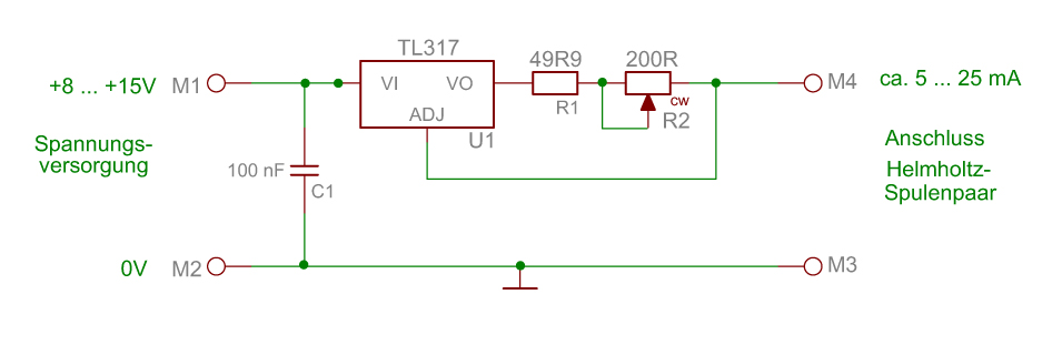 Stromquelle Magnetometer
